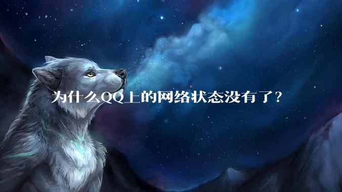 为什么QQ上的网络状态没有了？